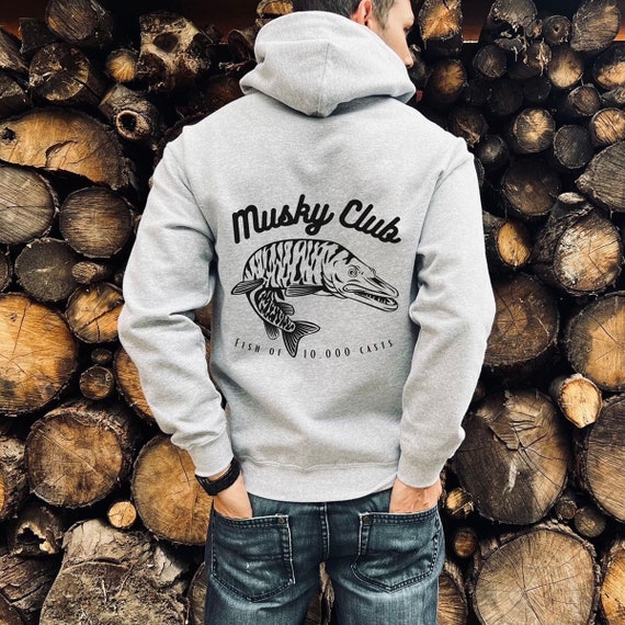 Musky Club Hoodie Fishing Sweatshirt Unisex Hoodie Gifts - Etsy