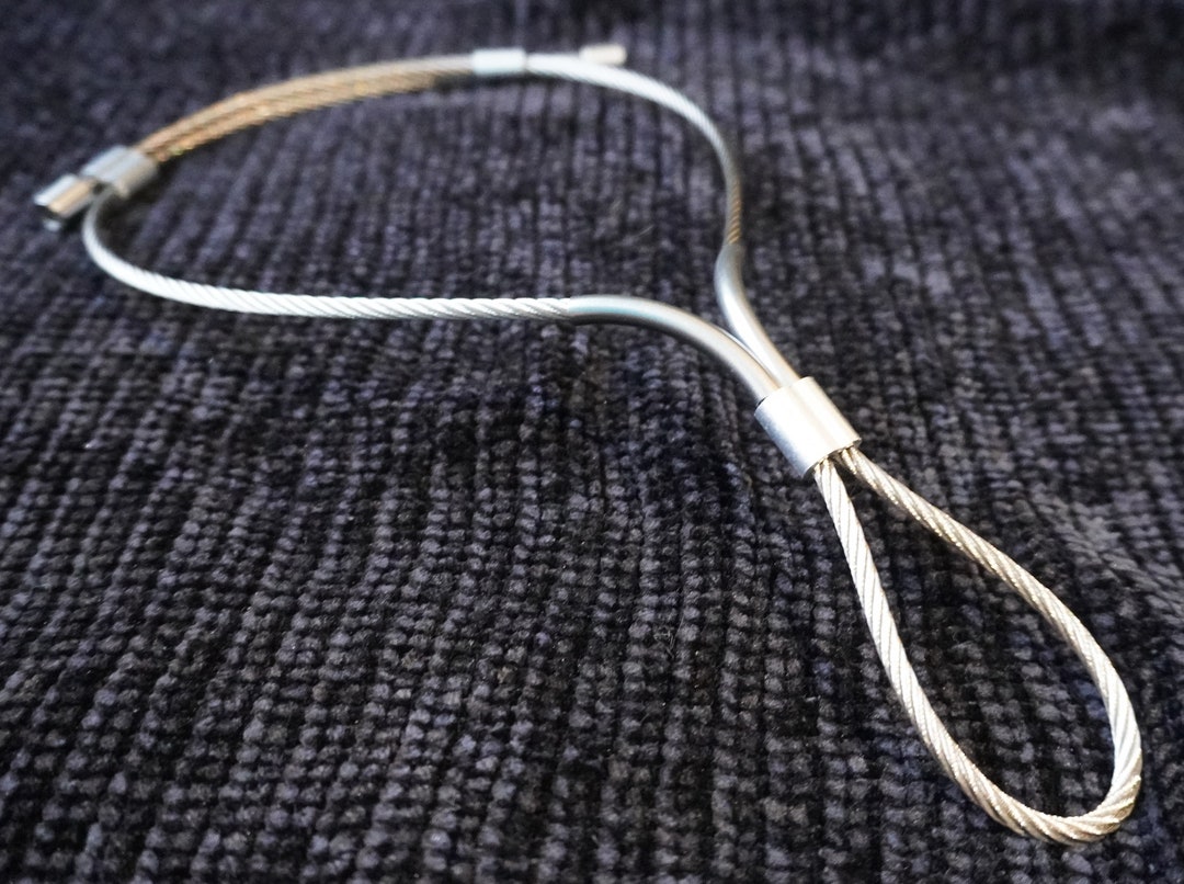 Soft Steel Cable Rope Adjustable Necklace - Etsy