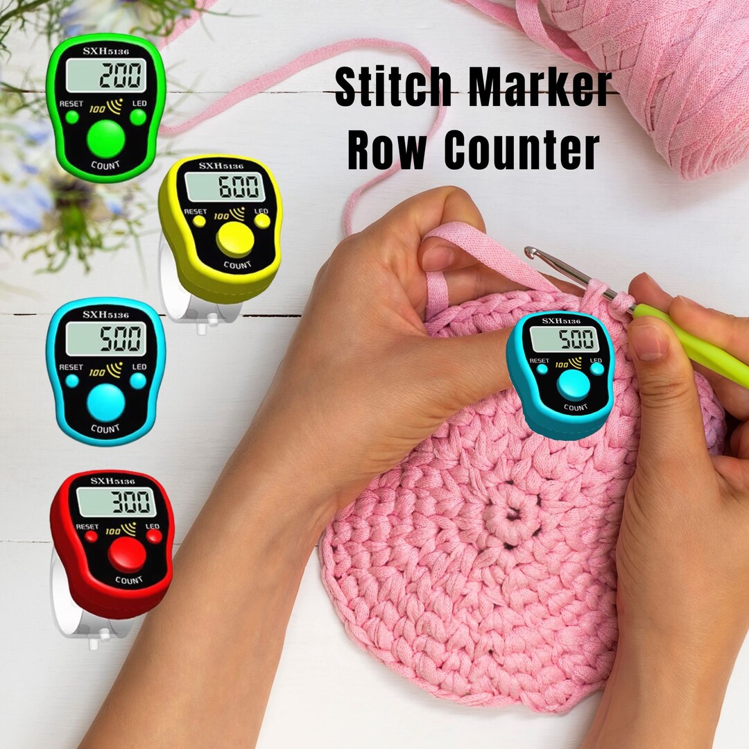 Mini Stitch Marker Row Counter Finger Counter LCD Digital Etsy