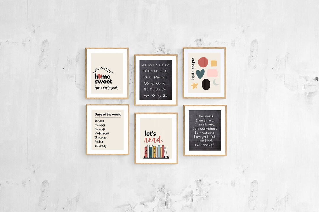 Educational Posters, Homeschool Decor, Printable Wall Art - Etsy