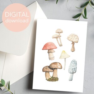 Carte minimaliste vierge imprimable | TÉLÉCHARGEMENT NUMÉRIQUE DIY| Carte de vœux numérique |  Pour tous | Merci | En pensant à vous | Carte d’anniversaire