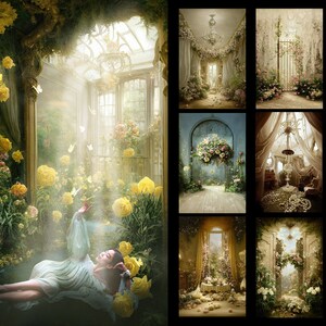 Fine Art Textures, Photoshop Overlays, Floral Dream, Photo editing, Digital Backdrops and Printable, Old Effect Shabby Chic, Witchy Fantasy