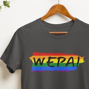 WEPA Rainbow Puerto Rico Pride Tee Soft Cotton gender-neutral T shirt Gift for Puerto Rican Boricua Birthday Christmas