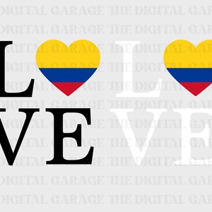 Colombia Flag SVG PNG, Love Colombia, Colombia Svg, Colombia Clipart, Colombia Png, Colombia Heart