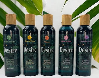 Desire Pheromone Massage Body & Skin Oil by Little Genie - 4 oz