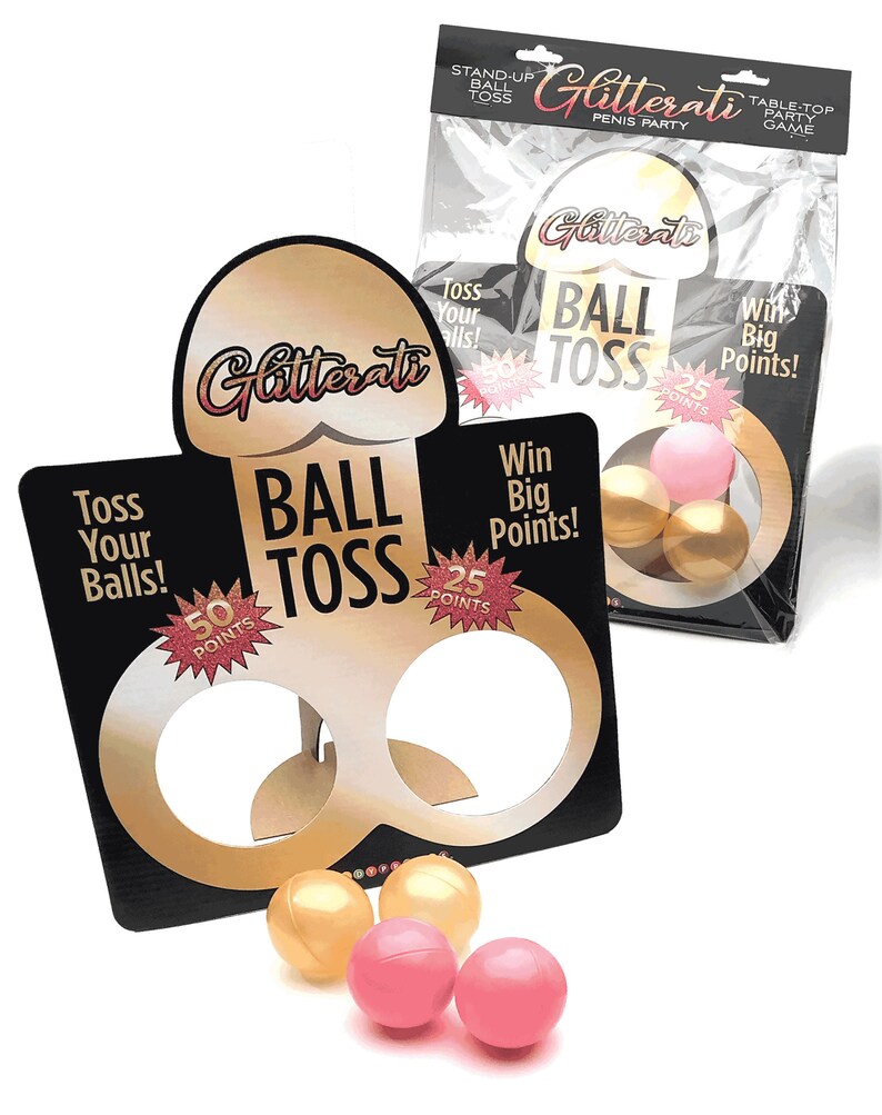 Bachelorette Party Game Glitterati Ball Toss Etsy