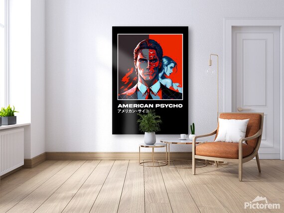 American Psycho Anime Artwork Print | A2 | A3 | A4 | A5 | Digital