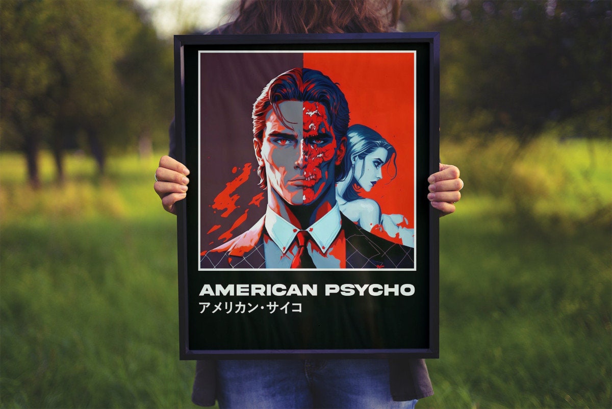 映画 アメリカン・サイコ アートポスター A2版 American Psycho Anime Artwork Print | A2 | A3 | A4 | A5 | Digital
