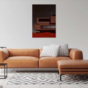 Brutalist Mars House | A3 Digital Print
