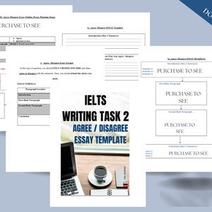 Ielts Exam Writing Task 2 Essay Templates Bundle Etsy Ielts Exam Writing Task 2 Essay Templates Bundle Etsy
