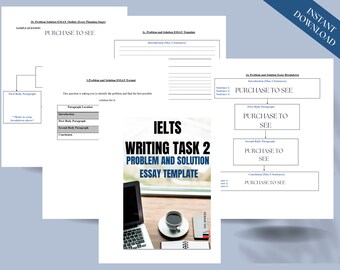Cause and Effect Essay Template for IELTS Exam Writing Task 2 ...