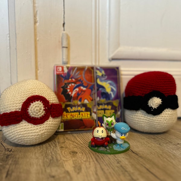 Pokeball Pokémon au crochet