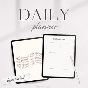 2025 Digital Planner, GoodNotes Journal, Daily Planner for Ipad, Hyperlinks digital planner , Monthly Planner, Weekly Planner Notability