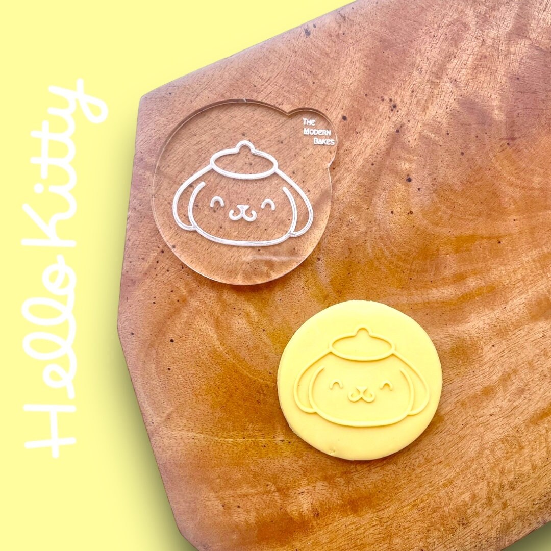 Pompompurin Cookie Embosser Stamp Hello Kitty Embosser Stamp Etsy