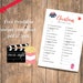 Christmas Movie Checklist, Instant Download, Christmas Movie Printable ...