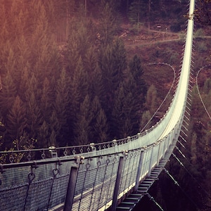 Hängebrücke | Geierlay Brücke | Fotografie | Digitaler Download | Poster | Germany | Hunsrück | Rheinland-Pfalz