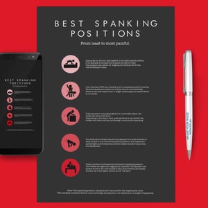 Best Spanking Positions - Digitale PDF & JPEG Druckdatei, 1 Seite, wall art