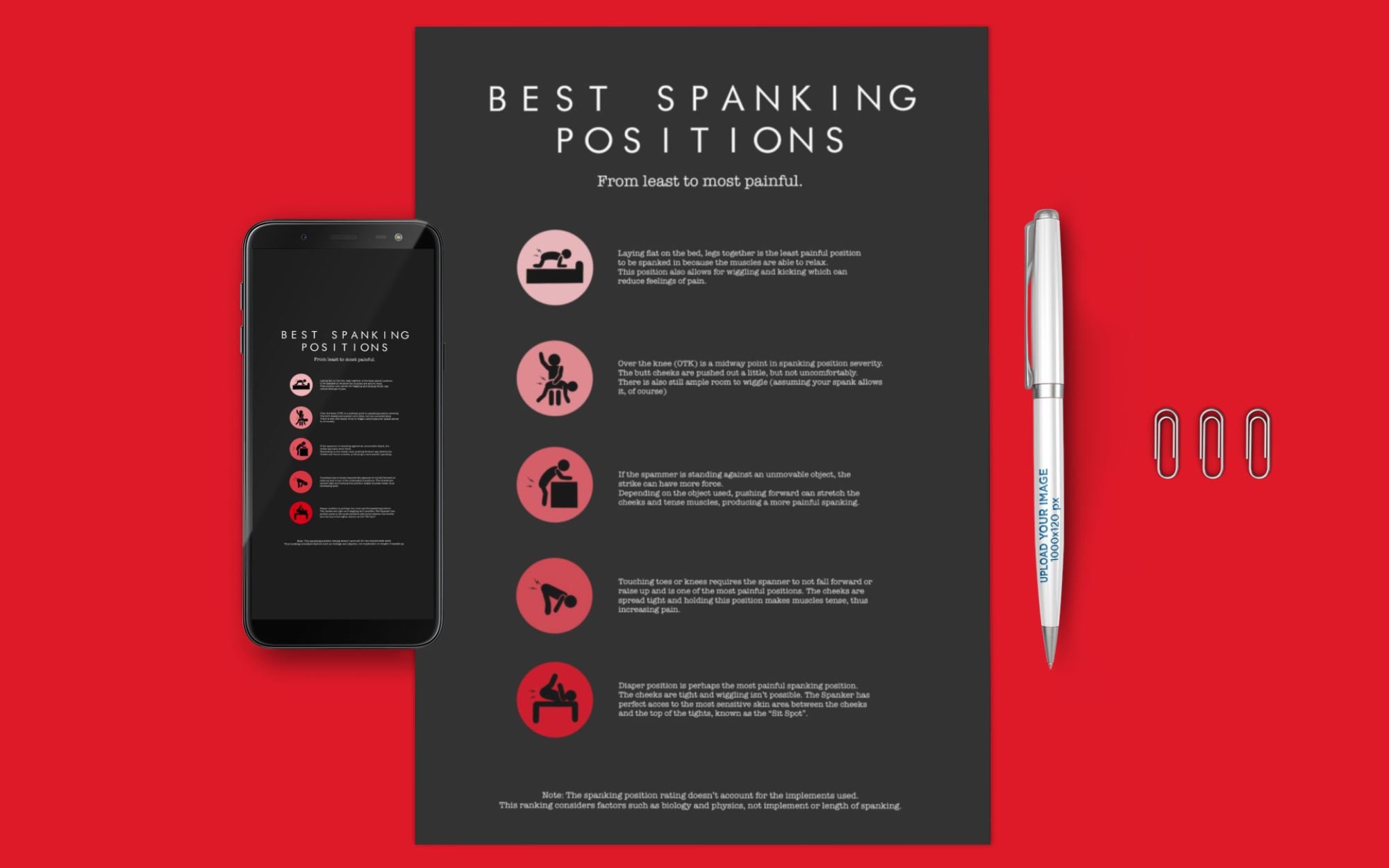 Best Spanking Positions Digital PDF & JPEG Print File - Etsy UK