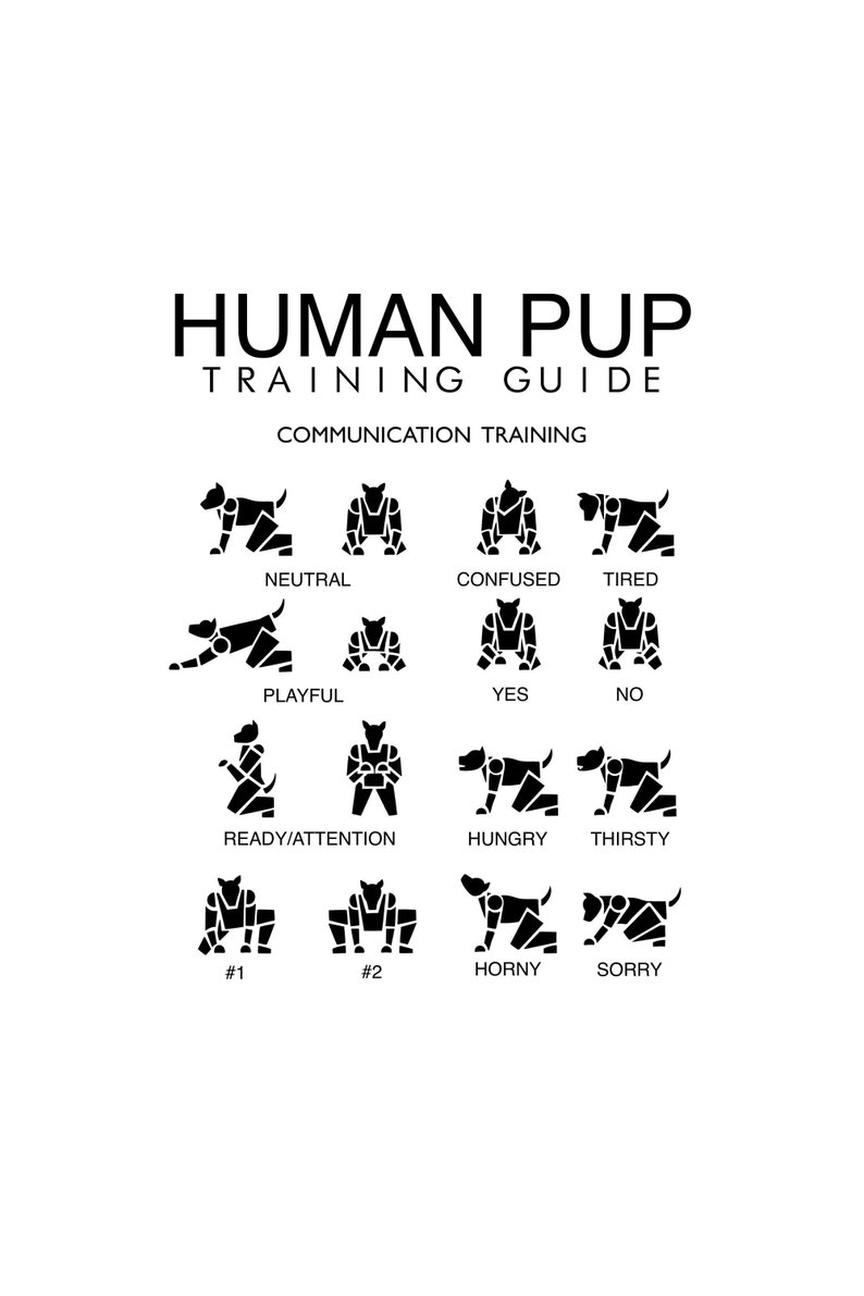 HUMAN PUP Training Guide Communication Training Digital Etsy Canada human-pup-training-guide-communication-training-digital-etsy-canada
