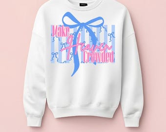 Inclinez-vous vers le paradis PNG | Jolie coquette chrétienne esthétique | Fichier PNG numérique | Conception de chemise chrétienne | Preppy Religieux PNG | Jésus