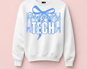 Design de chemise technique d'urgence | Infirmière et agent de santé SVG PNG (téléchargement numérique)
