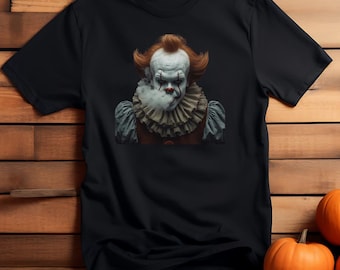 Payaso espeluznante PNG: Arte de Halloween espeluznante imprimible (descarga digital)