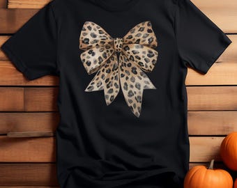 Leopard Print Bow PNG Clipart: Cowgirl Western Design (Digital Download)