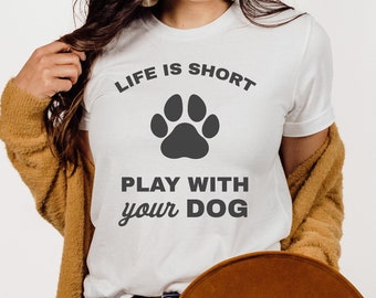Dog Quotes Shirt, Dog Lover T Shirt, Dog Owner T-Shirts, Dog Lovers Gift, Fur Mama Shirt, Dog Mom Shirt, Pet Lover T-Shirt, Funny Dog Shirt