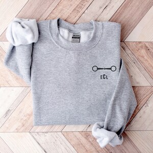 Custom Horseback Riding Sweatshirt, Personalized Horse Sweater, Equestrian Sweatshirt, Gift for Horse Owner, Unisex Hunter Jumper Hoodie