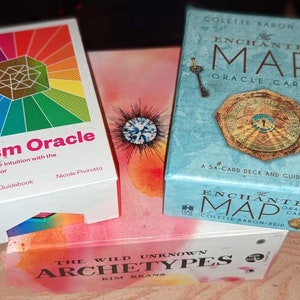 Three Card Oracle Card Pull with Oracular Digital AI Art Piece