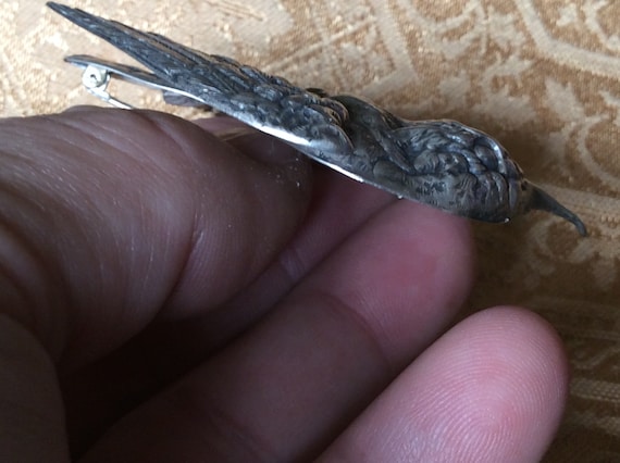 Sterling Silver Hummingbird pin - image 10