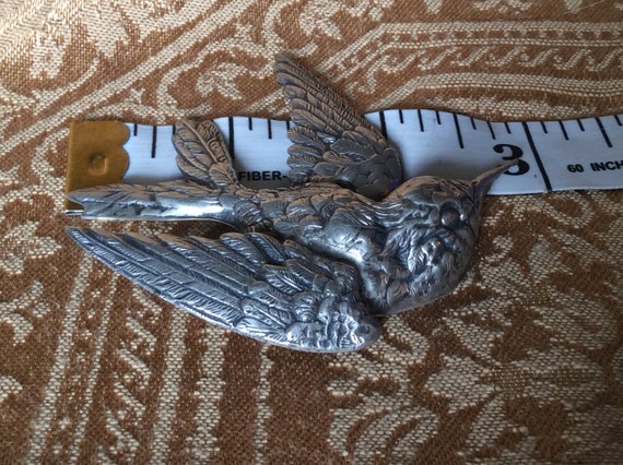 Sterling Silver Hummingbird pin - image 7