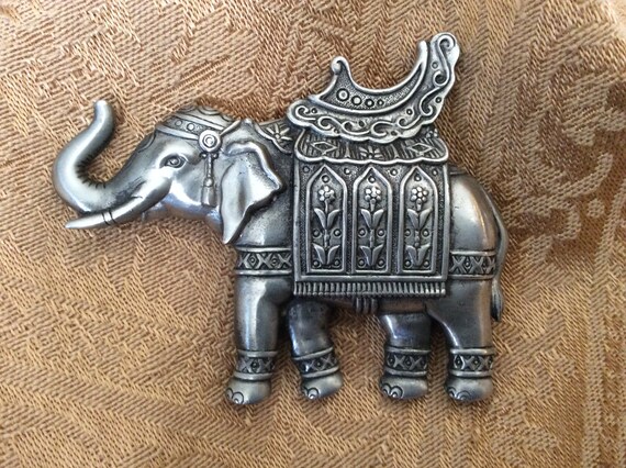 Asian Elephant Pin - image 2