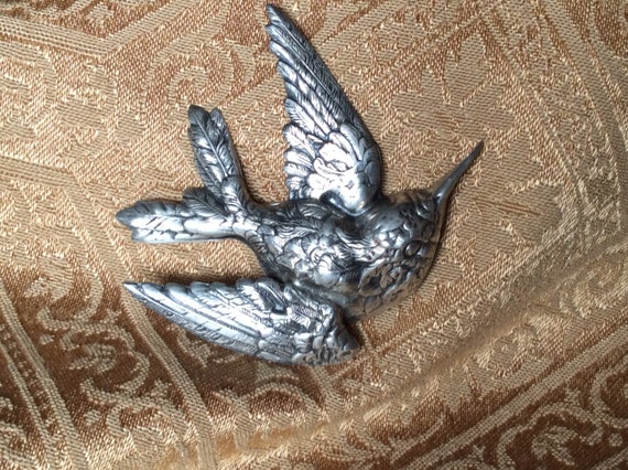 Sterling Silver Hummingbird pin - image 6
