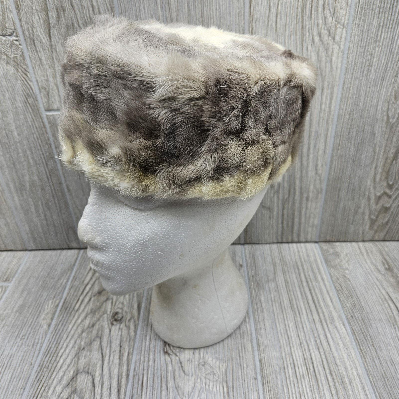 Siberian Fur Store Hong Kong Vintage Mink Pillbox Hat - Etsy
