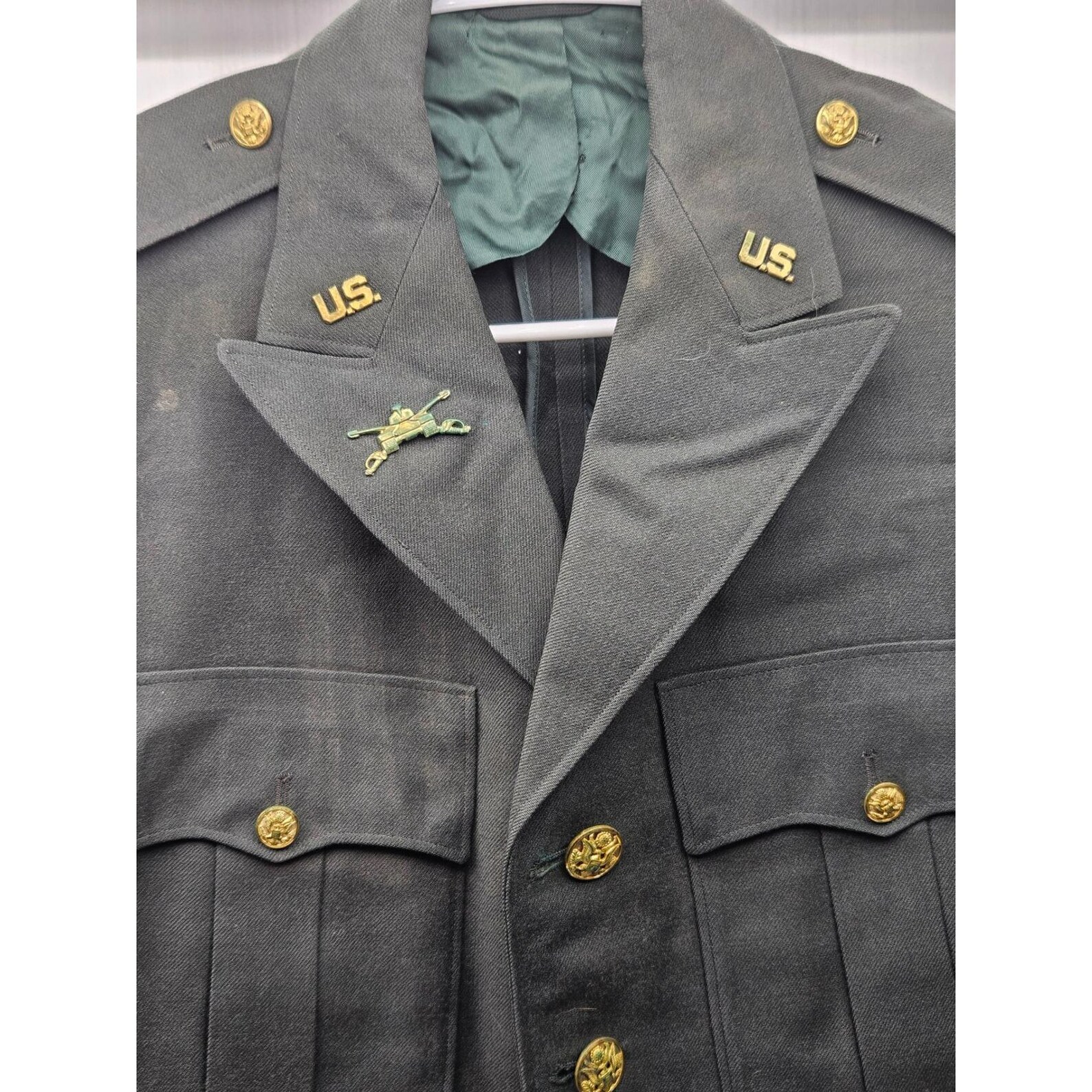 Russell R Fenn Vintage US Army Uniform Set Russell Fenn Officer Jacket & Trousers 1956 ...