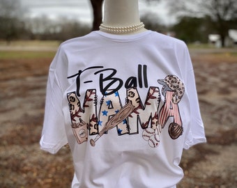 TBall Mama Shirt | TBall Mom Shirt | Leopard TBall Shirt | Boy Mom | Girl Mom | Mom Of Both | TBall | TBall Shirt | Mama | Cute Tball Shirt