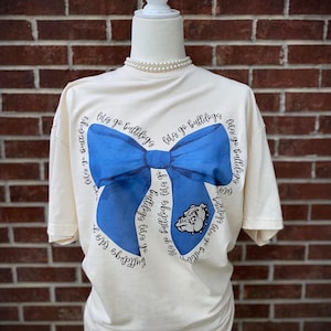 Bulldogs Shirt | Bulldogs Football Shirt | Football Mom Shirt | Coquette | Bulldogs Cheer | Bulldogs | Football Mama | Bulldogs Bow Shirt