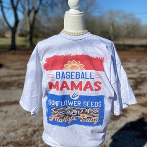 Baseball Moms Always Salty Shirt | Baseball Mom Sunflower Seeds Shirt | Baseball Mom Shirt | Ballpark Mama | Baseball | Baseball Mama | Mama
