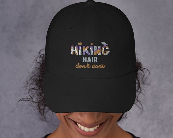 Hiking Hair Dont Care Cap, 52 Hikes Embroidered Hat, Hike More Dad Hat, Hiker Gear Trucker Hat, Thru Hiker Gift, Hikers Baseball Cap, Hiking