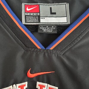 Vintage Nike Middle Swoosh svart New York Half Zip vindjacka pullover jacka herr XL bild 2