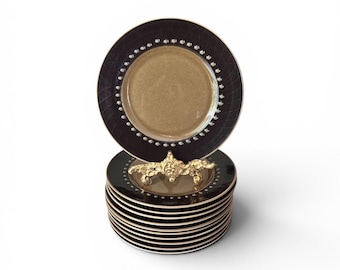 Franciscan Tahiti Plates Set of 11 Vintage 6.5” Dessert Replacement Plates