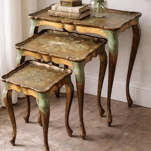 Italian Florentine Nesting Table - Etsy