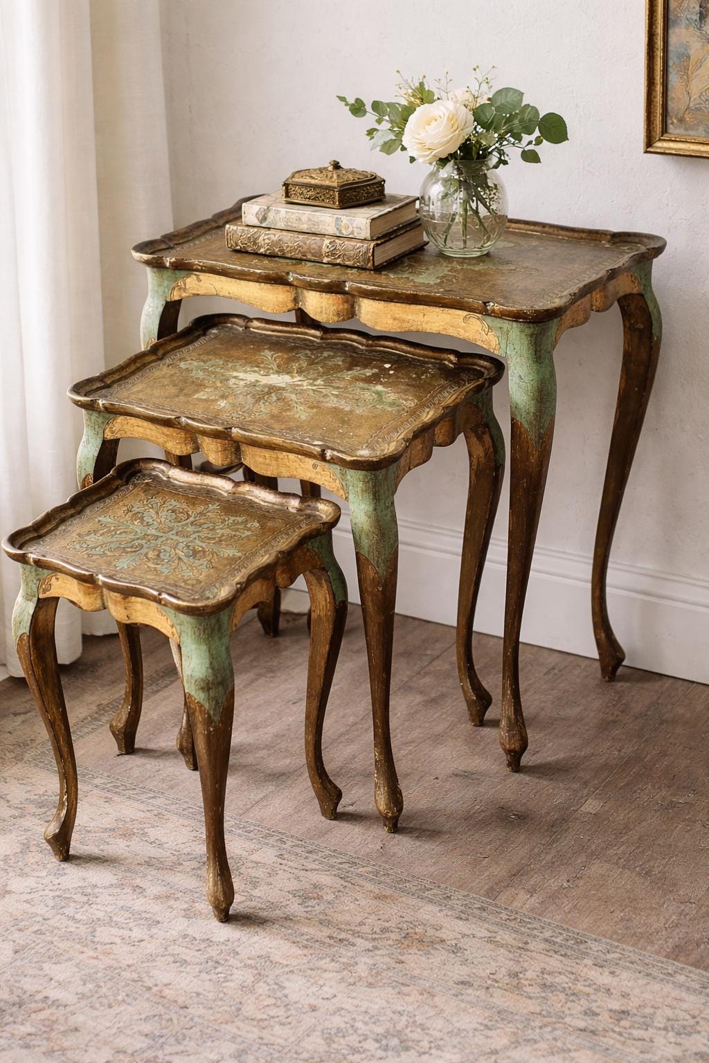 Italian Nesting Tables - Etsy