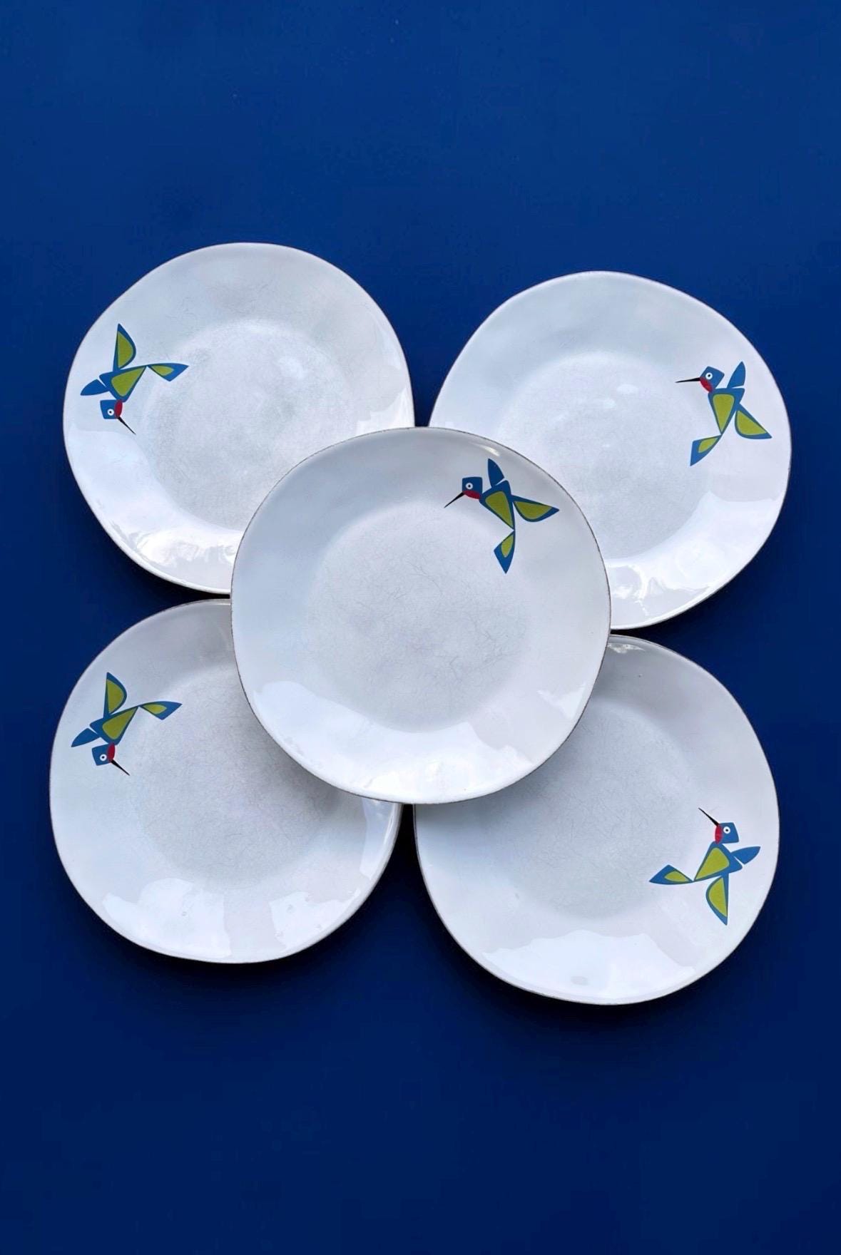 1 Hummingbird Dinner Plate - Etsy