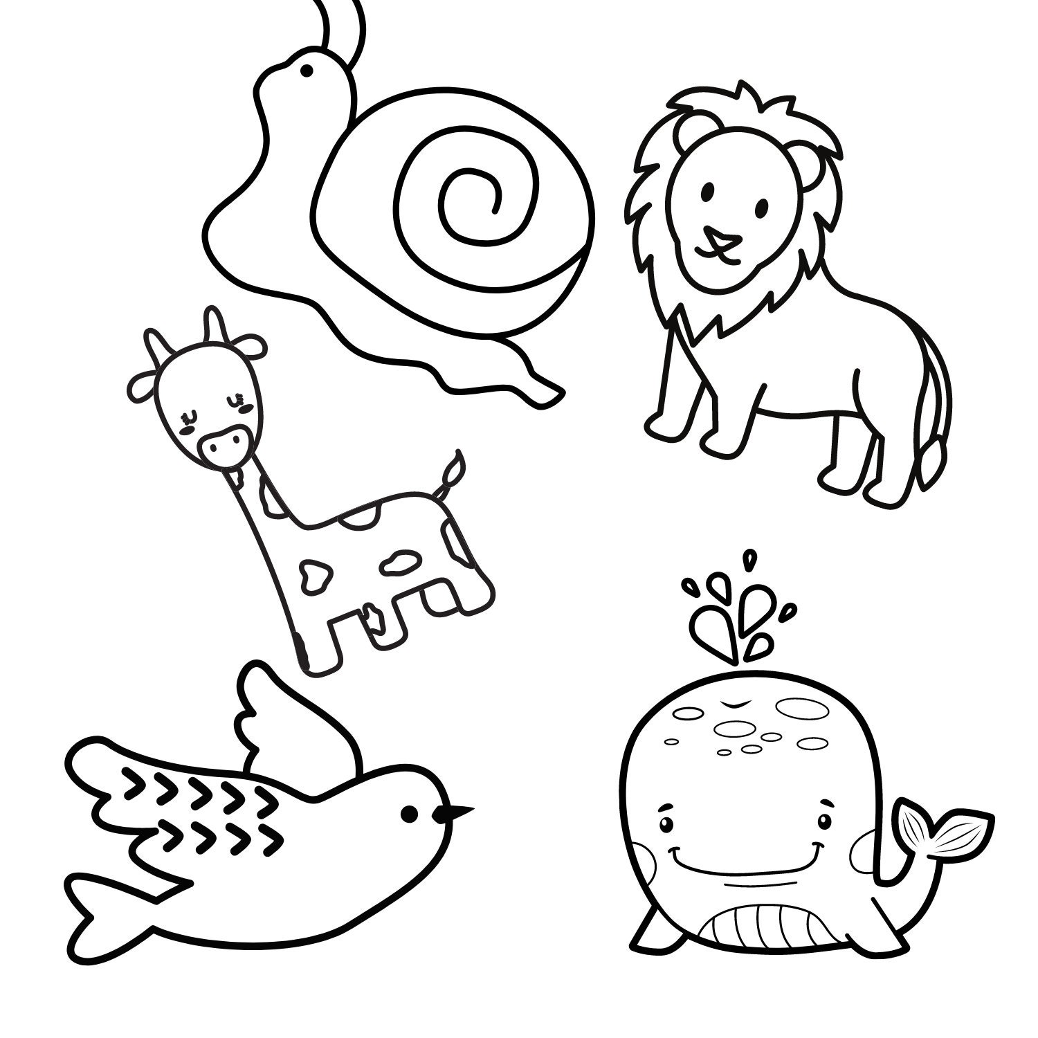 10 Animal Coloring Pages Simple: Unleash Your Inner Artist