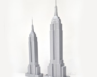 Empire State Building Crystal Figurine by Crystal World - Etsy