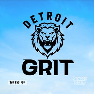 Detroit Grit football svg, Detroit football svg, Lions Football shirt svg, Motor City football svg