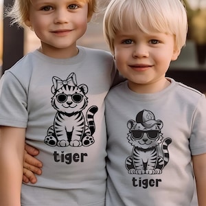 Baby tijgers fan svg, baby honkbal svg, schattige tijger, baby Detroit SVG, zomer kinder-T-shirt