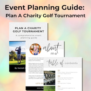 Ebook: Cómo planificar un torneo de golf benéfico, guía para la planificación de eventos sin fines de lucro